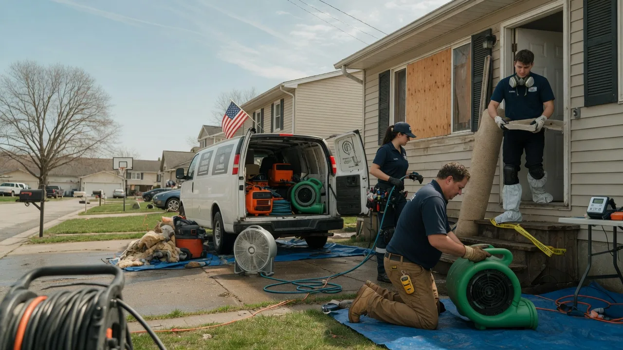 Water Damage Restoration in Olathe, KS near me